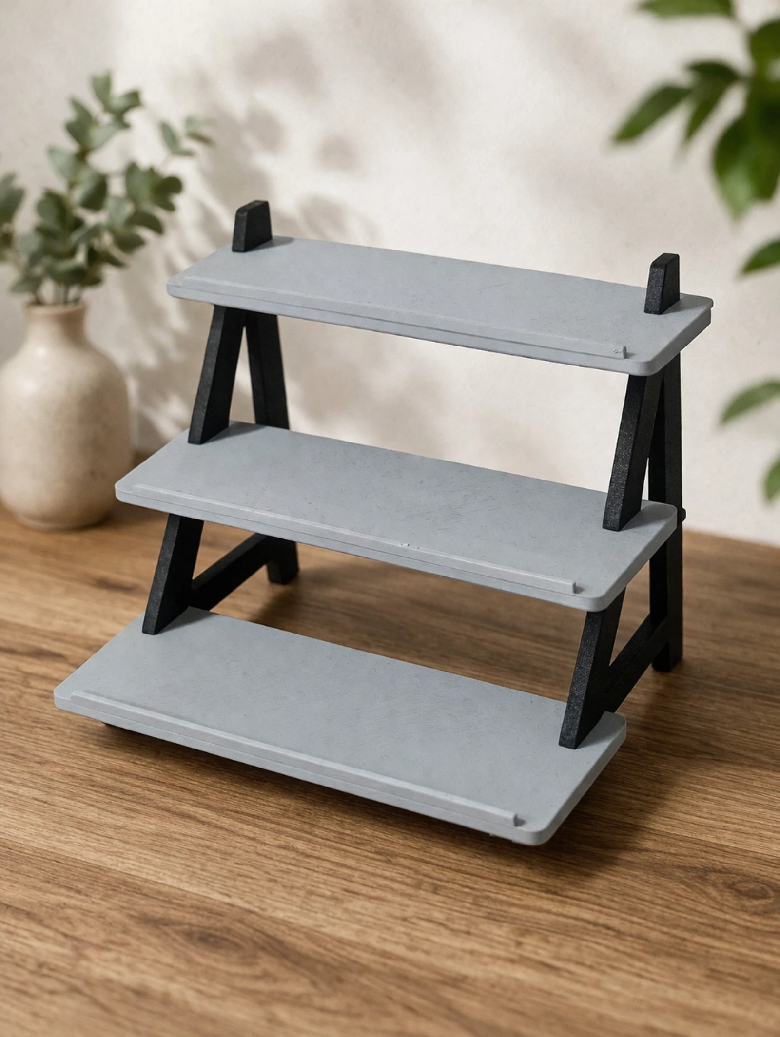 Expositor Decorativo 3D de 3 Andares – Feito por Impressão 3D